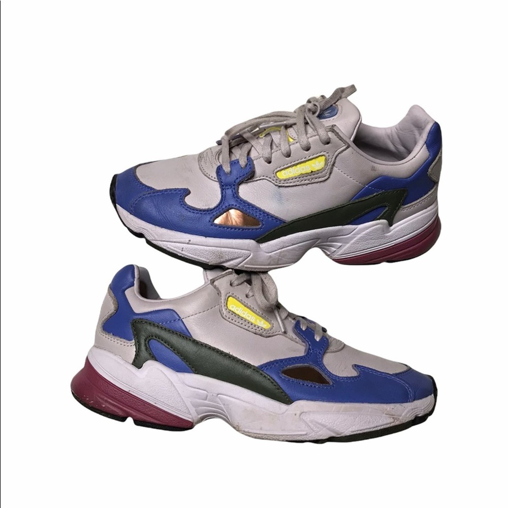 Adidas | women’s shw 675 001 Sneaker Pink Green Blue  and Gray colorblock shoes